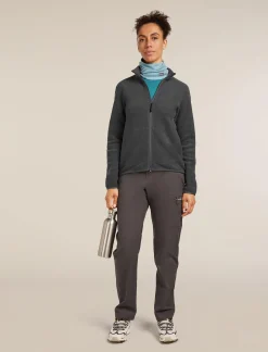 800 Classic Pile LS Zip W Obsidian