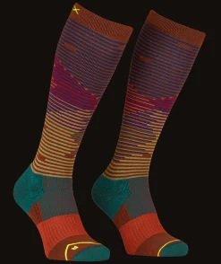 All Mount Long Socks - Clay Orange