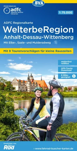 Anhalt / Dessau / Wittenberg Fahrradkarte