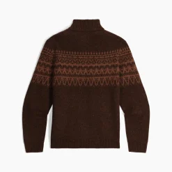 Arch Rock 1/4 Zip L/S Seal Brown