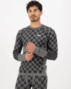 Ascender Seamless LS Dried Sage/Black