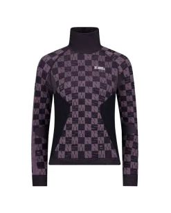 Ascender Seammock Neck LS W Mauve/Black