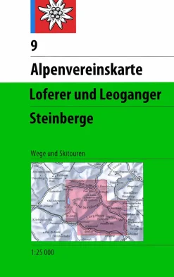 AV-Karte 9 - Loferer und Leoganger Steinberge