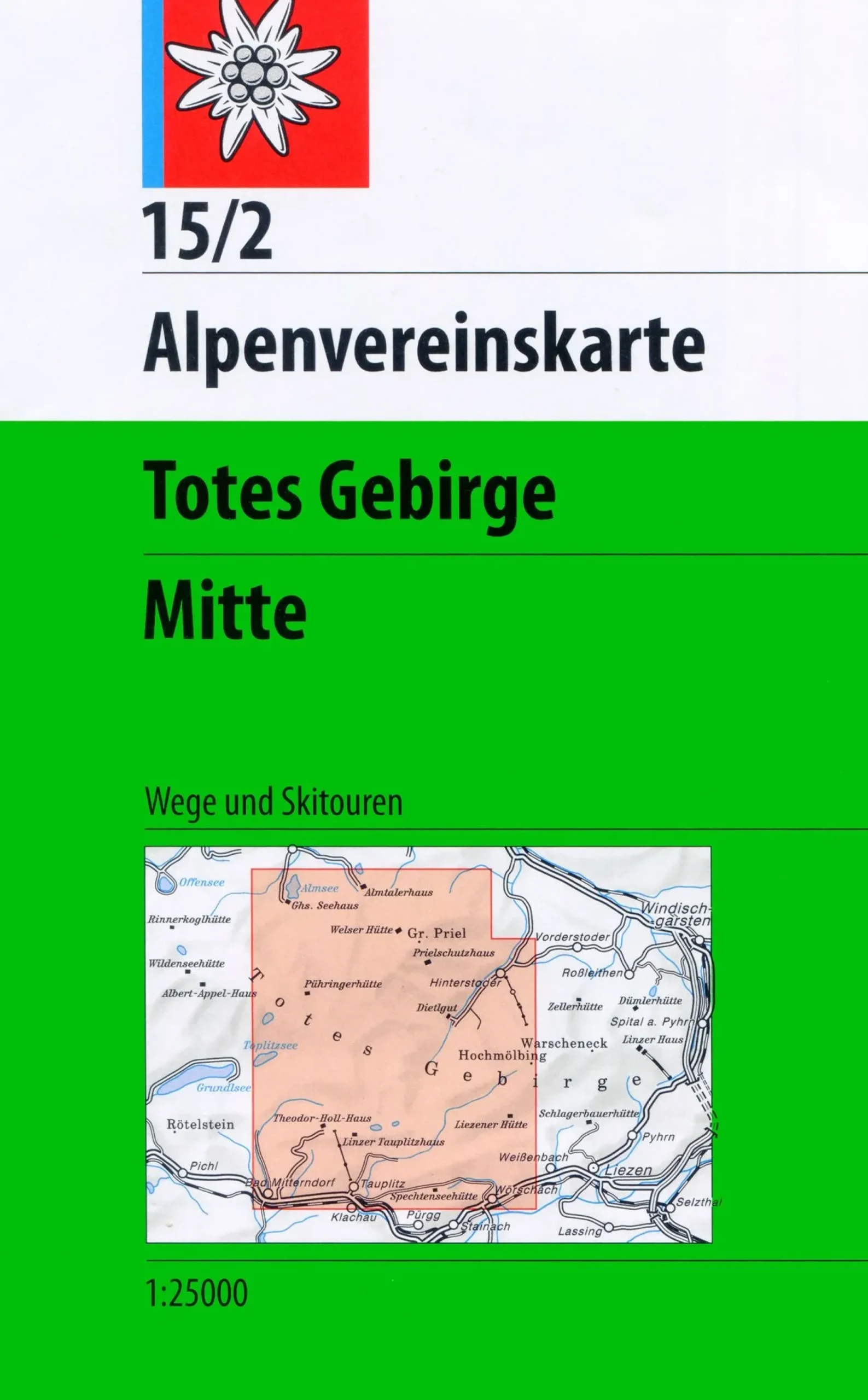AV-Karte 15/2 - Totes Gebirge Mitte