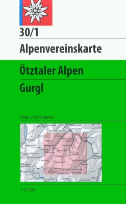 AV-Karte 30/1 - Ötztaler Alpen, Gurgl