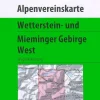 AV-Karte 04/1 - Wetterstein-Mieminger Gebirge, West