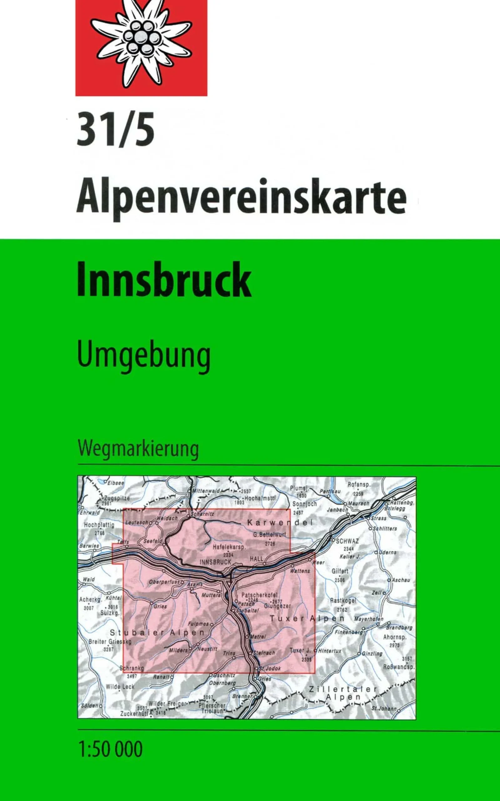 AV-Karte 31/5 WEG - Innsbruck Umgebung