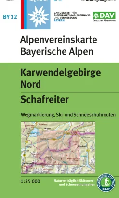 AV-Karte BY 12 - Karwendelgebirge Nord