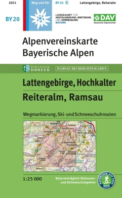 AV-Karte BY 20 - Lattengebirge-Reiteralm
