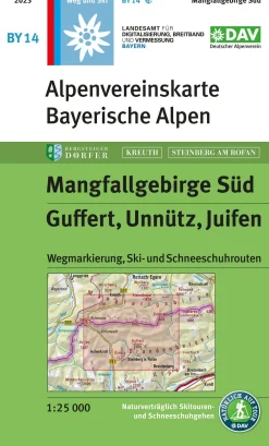AV-Karte BY 14 - Mangfallgebirge Süd