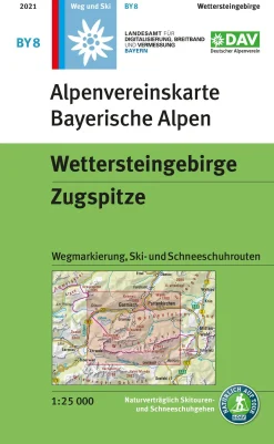 AV-Karte BY8 - Wettersteingebirge
