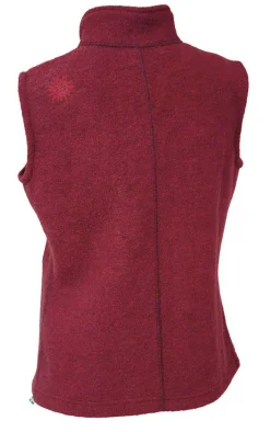 Beata Vest W Deep Red