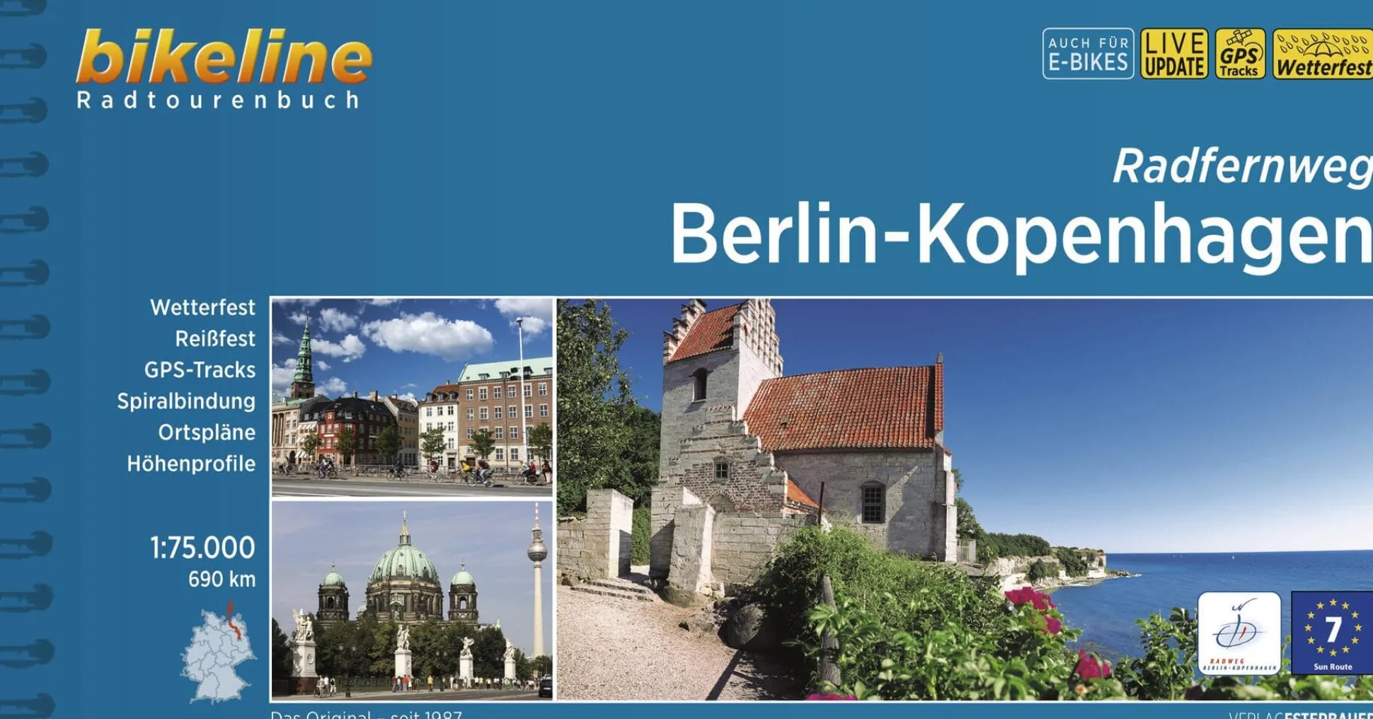 Berlin-Kopenhagen Radfernweg Auflage 2020