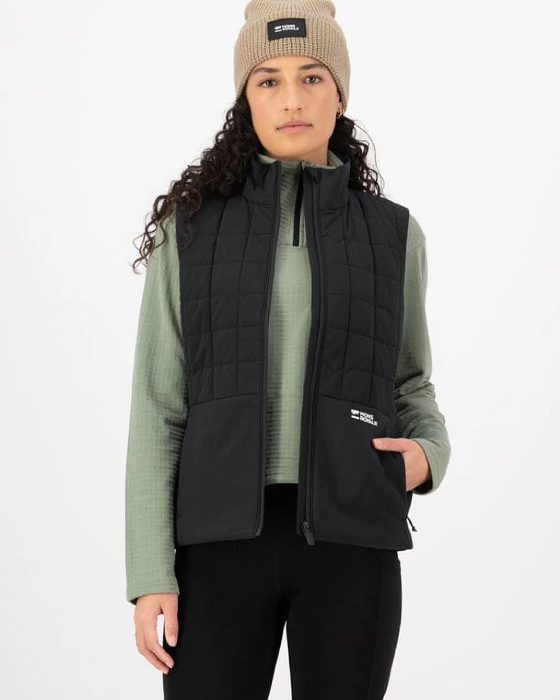 Canyon Merino Insulated Vest W Black