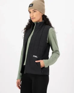 Canyon Merino Insulated Vest W Black