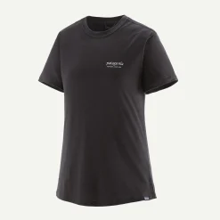 Capilene Cool Merino Blend Graphic Shirt Woman - Black