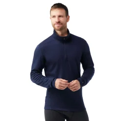 Classic Thermal Merino Base Layer 1/4 Zip - Deep Navy