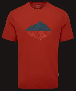 Crimp Reflection Tee Tuscan Red