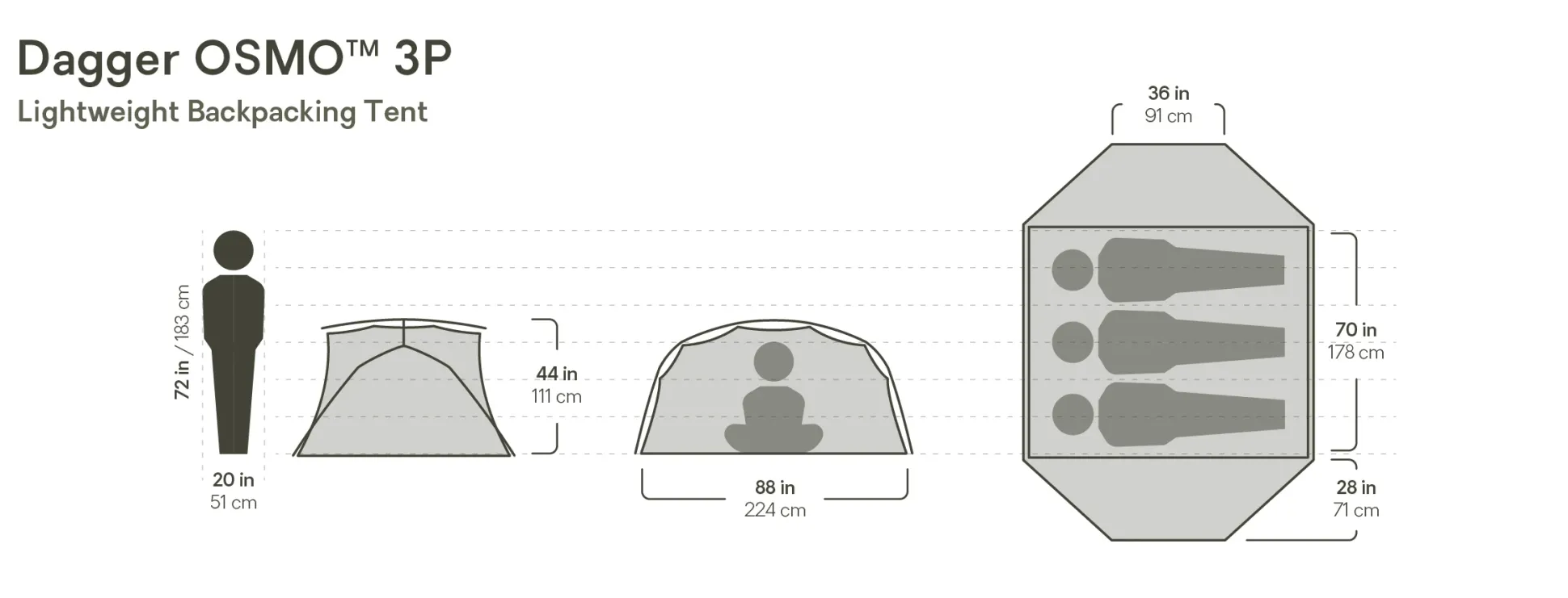 Dagger Osmo Ridge 3P