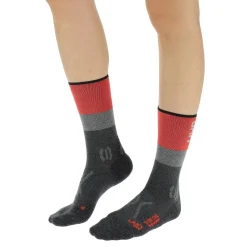 Damen Tracking One Cool Socken - Anthracite/Red