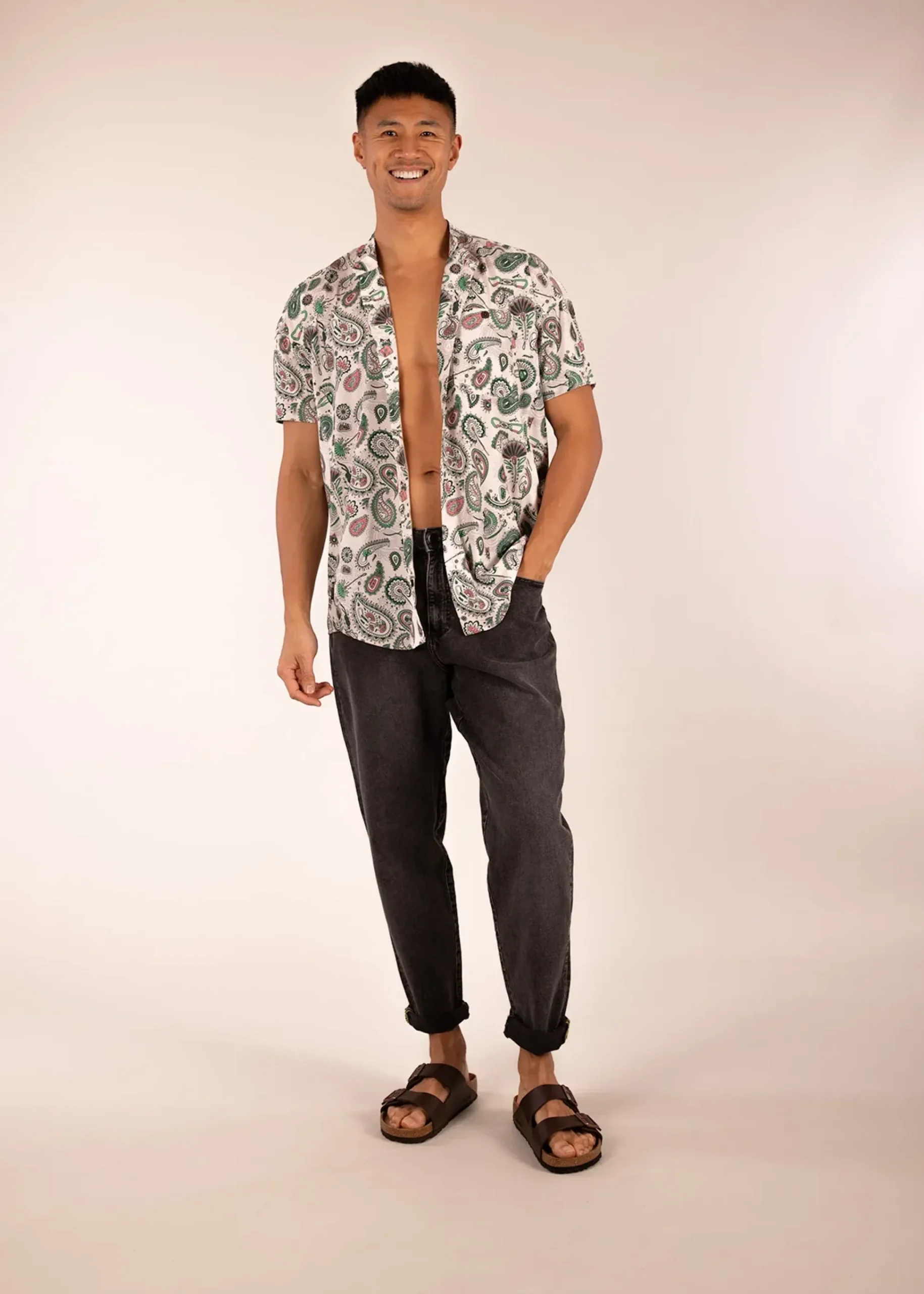 Desi Shirt - Paisley Tropics