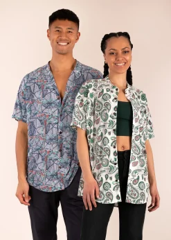 Desi Shirt - Paisley Tropics