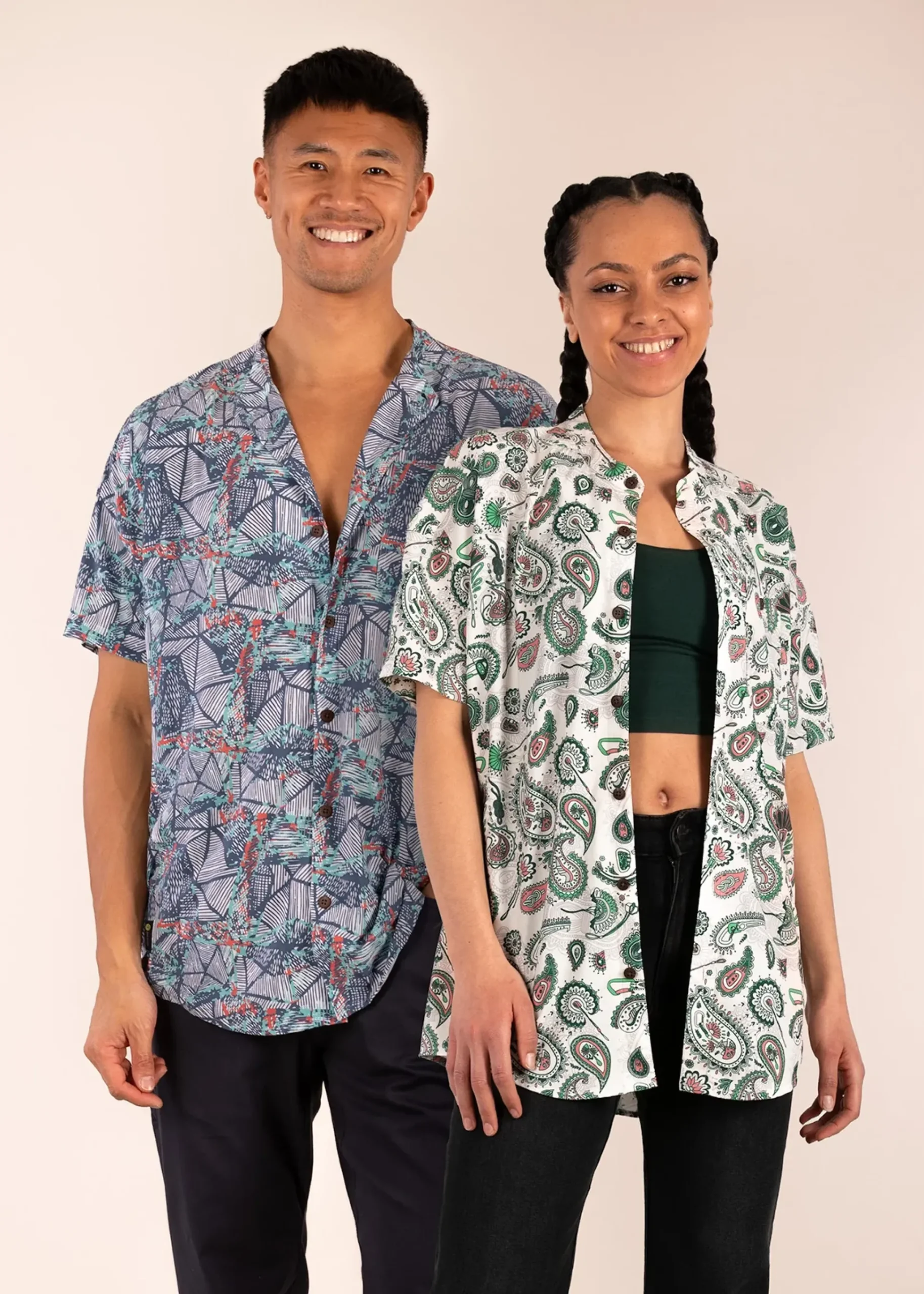 Desi Shirt - Paisley Tropics