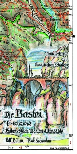 Die Bastei 1:10.000