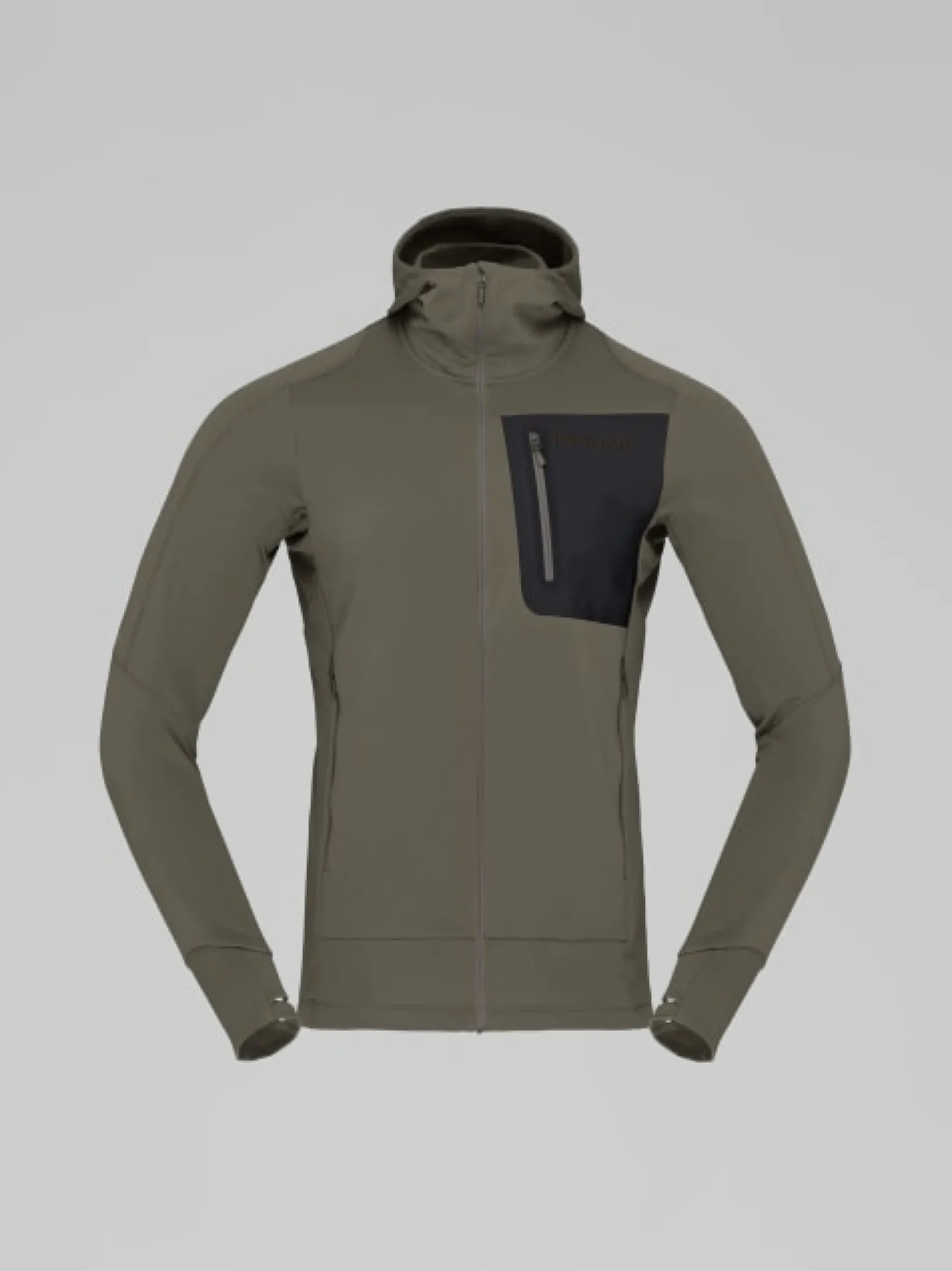 Falketind Power Grid Zip Hood Beluga