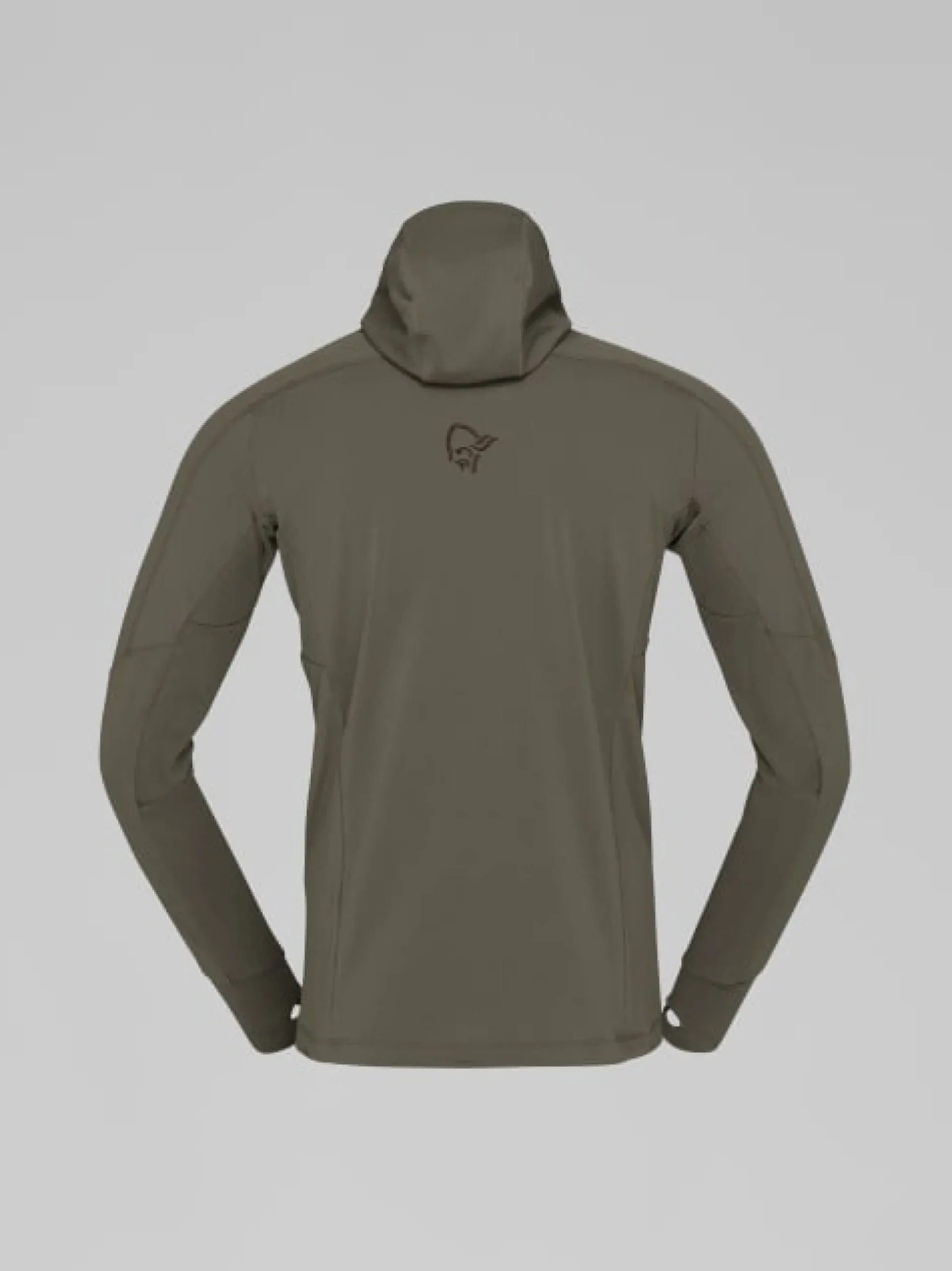 Falketind Power Grid Zip Hood Beluga