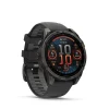 Fenix 8 47mm AMOLED Sapphire Schwarz/Carbongrau - Armband Schwarz