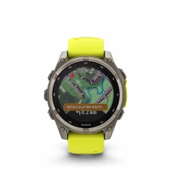 Fenix 8 47mm SOLAR Sapphire Graphit/Titanium - Armband Yellow