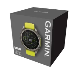 Fenix 8 47mm SOLAR Sapphire Graphit/Titanium - Armband Yellow