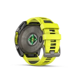 Fenix 8 51mm SOLAR Sapphire Graphit/Titanium - Armband Yellow