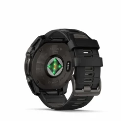 Fenix 8 51mm SOLAR Sapphire Graphit/Carbongrau - Armband Schwarz
