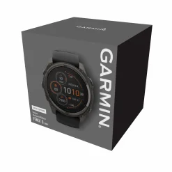 Fenix 8 51mm SOLAR Sapphire Graphit/Carbongrau - Armband Schwarz