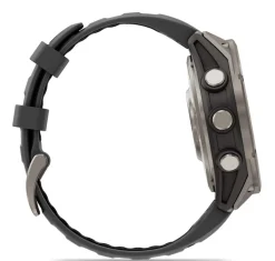 Fenix 8 Pro 47mm Sapphire, Schwarz/Titan - Silikon