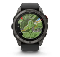 Fenix 8 Pro 51mm Sapphire, Schwarz/Titan - Silikon