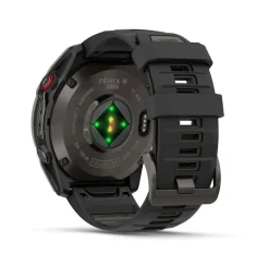 Fenix 8 Pro 51mm Sapphire, Schwarz/Titan - Silikon