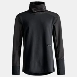 Fleece Cord LS W Black Raven