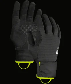 Fleece Grid Cover Glove - Black Raven