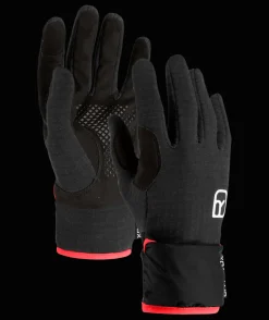 Fleece Grid Cover Glove Woman - Black Raven
