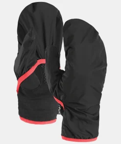 Fleece Grid Cover Glove Woman - Black Raven