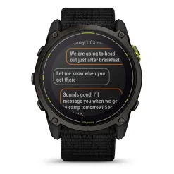 GPS Enduro 3 SOLAR Sapphire Schwarz/Carbongrau