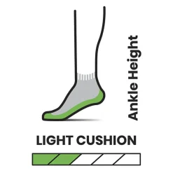 Hike Light Cushion Ankle Woman - Frost Green