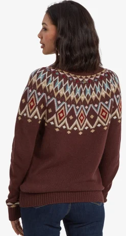 Indu Eco Mock Neck W merlot