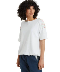 Kalindi Top Women Katha White