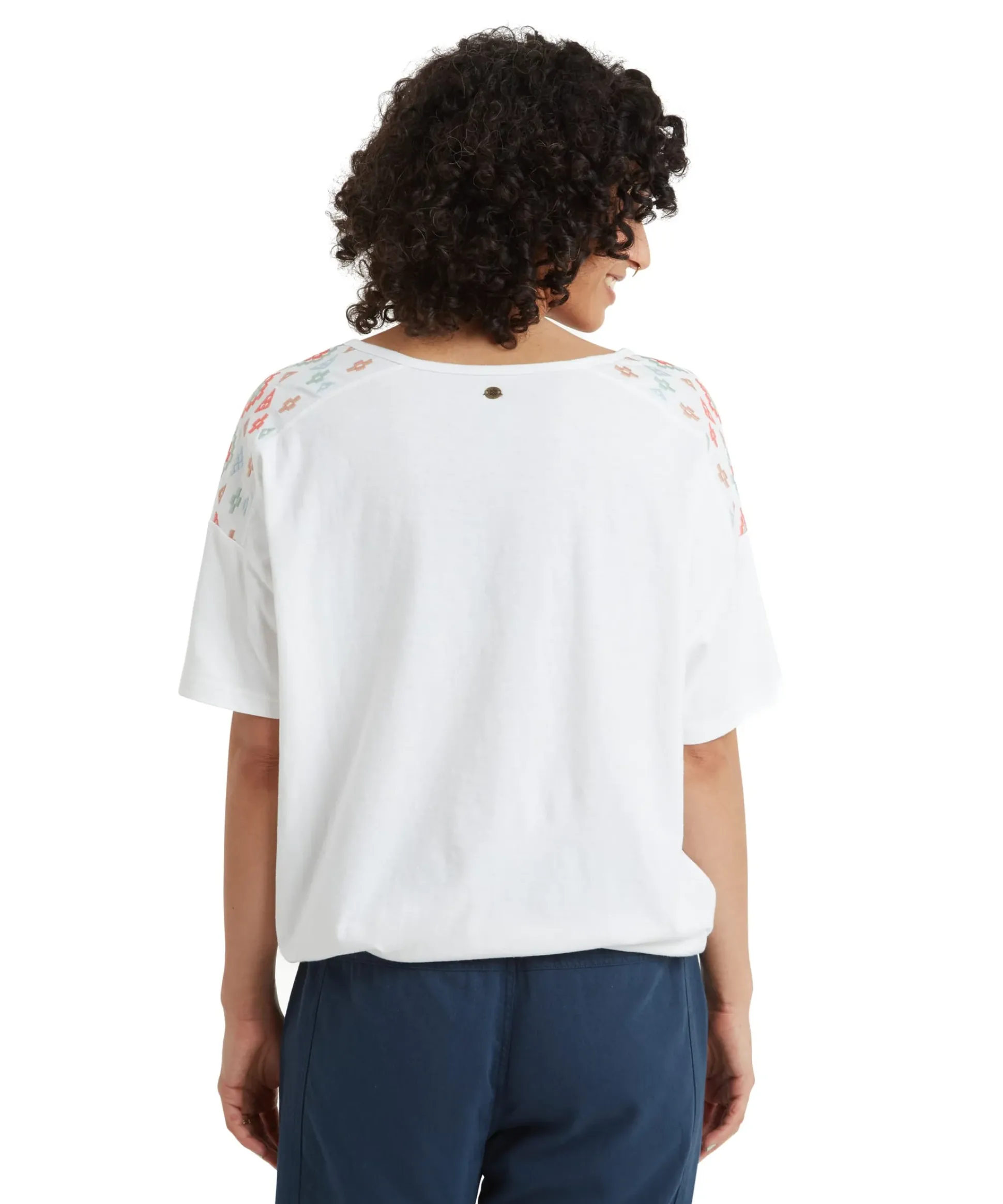 Kalindi Top Women Katha White