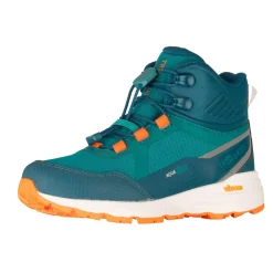Kids Skarvan Hiker Mid XT - Green/Sun