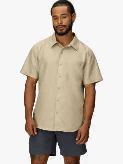 Kurzarm - Hemd Airexchange SS Chinchilla